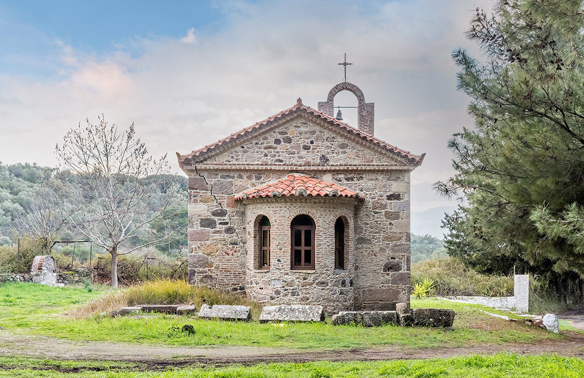 Small church near Achladeri, Lesvos